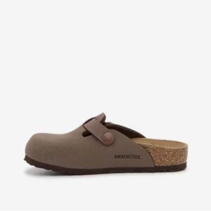 Birkenstock Brown Slip-On Clogs - kids